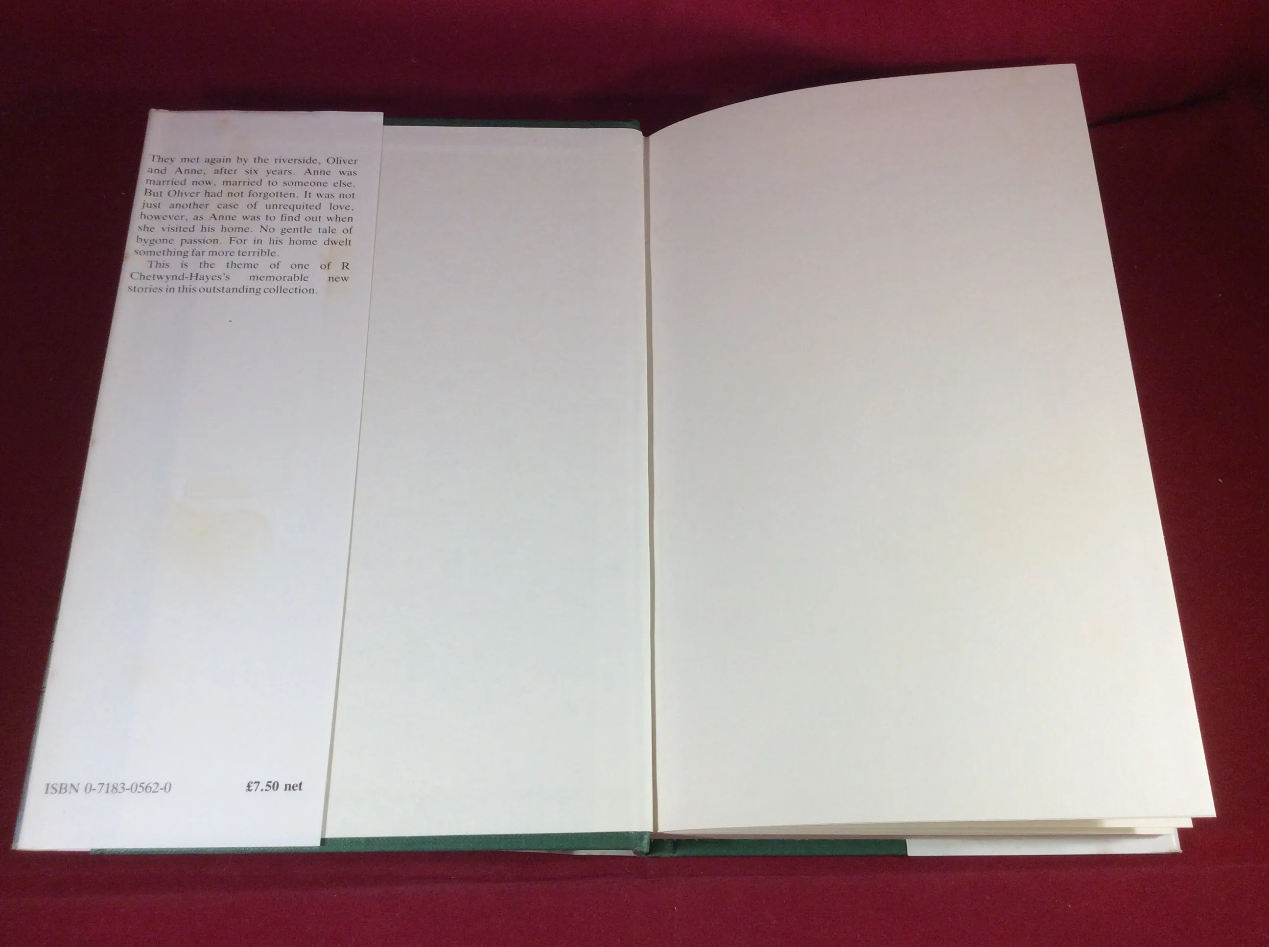 Ronald Chetwynd-Hayes, Ghosts from the Mist of Time, William Kimber, 1985, First Edition, Signed.
