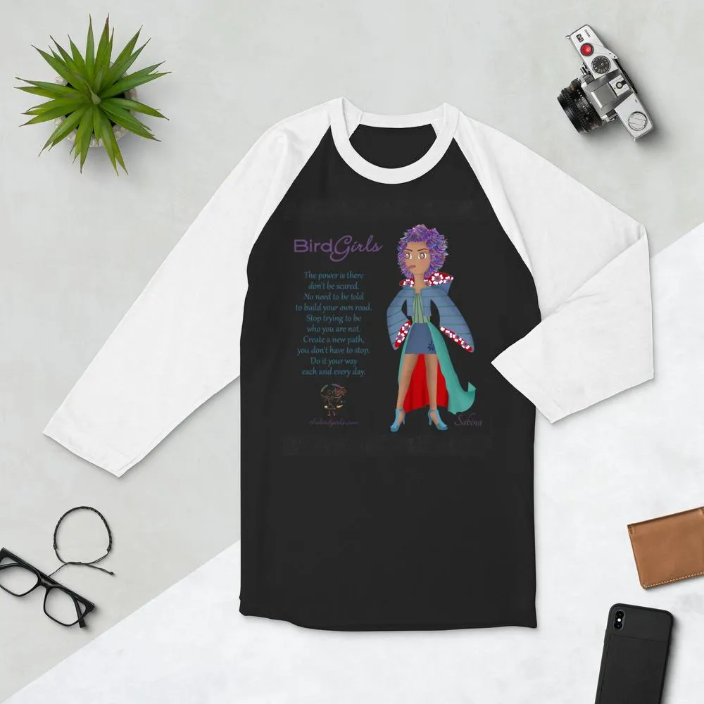 Sabina 3/4 sleeve raglan shirt