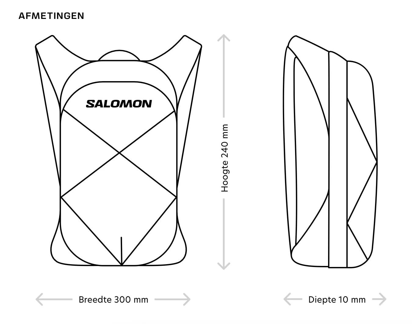 Salomon | Pulse 2 | Hardlooprugzak | Unisex |  2 Soft Flasks