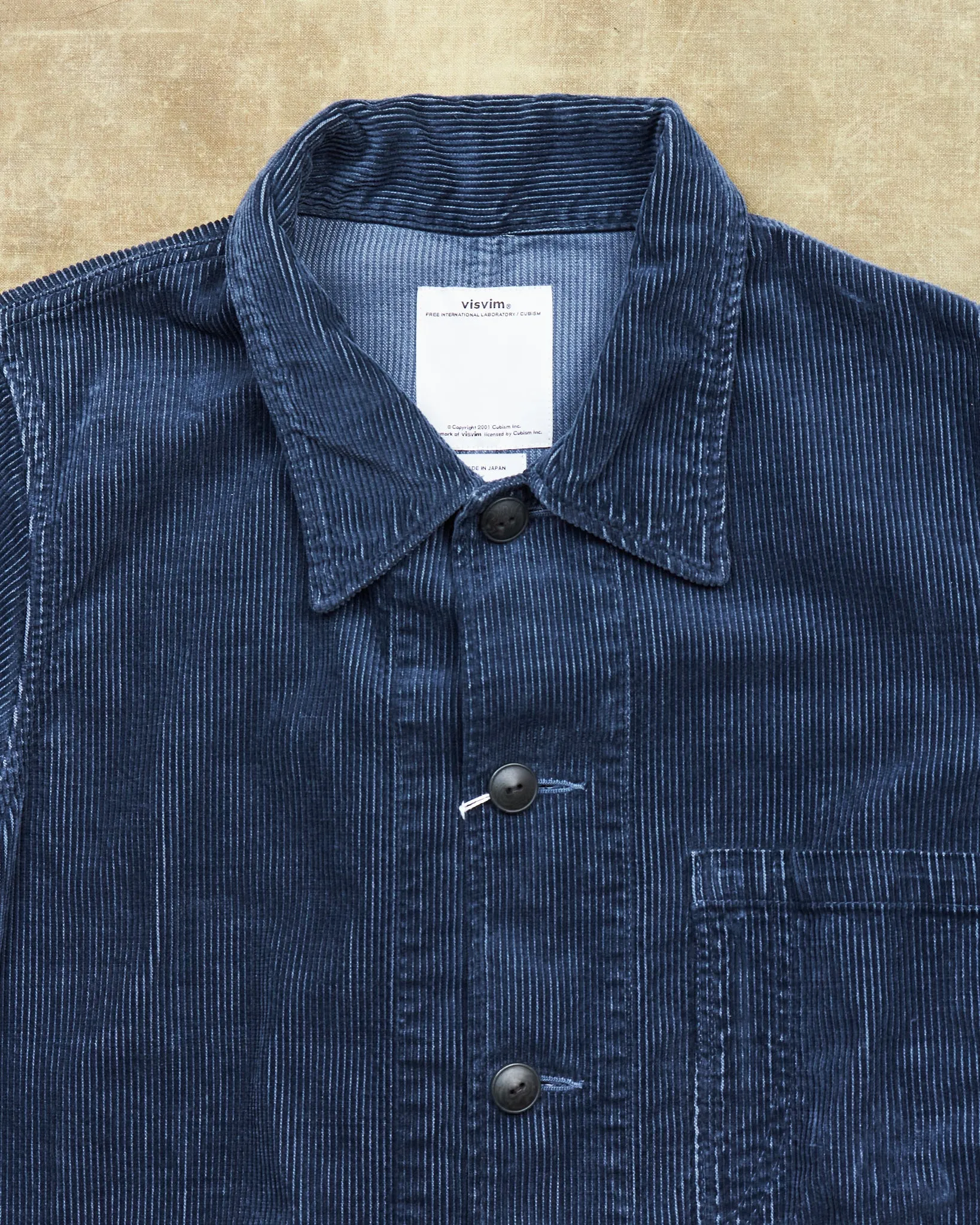 Second Hand Visvim Travail Coverall Wale Cord Jacket Size 3