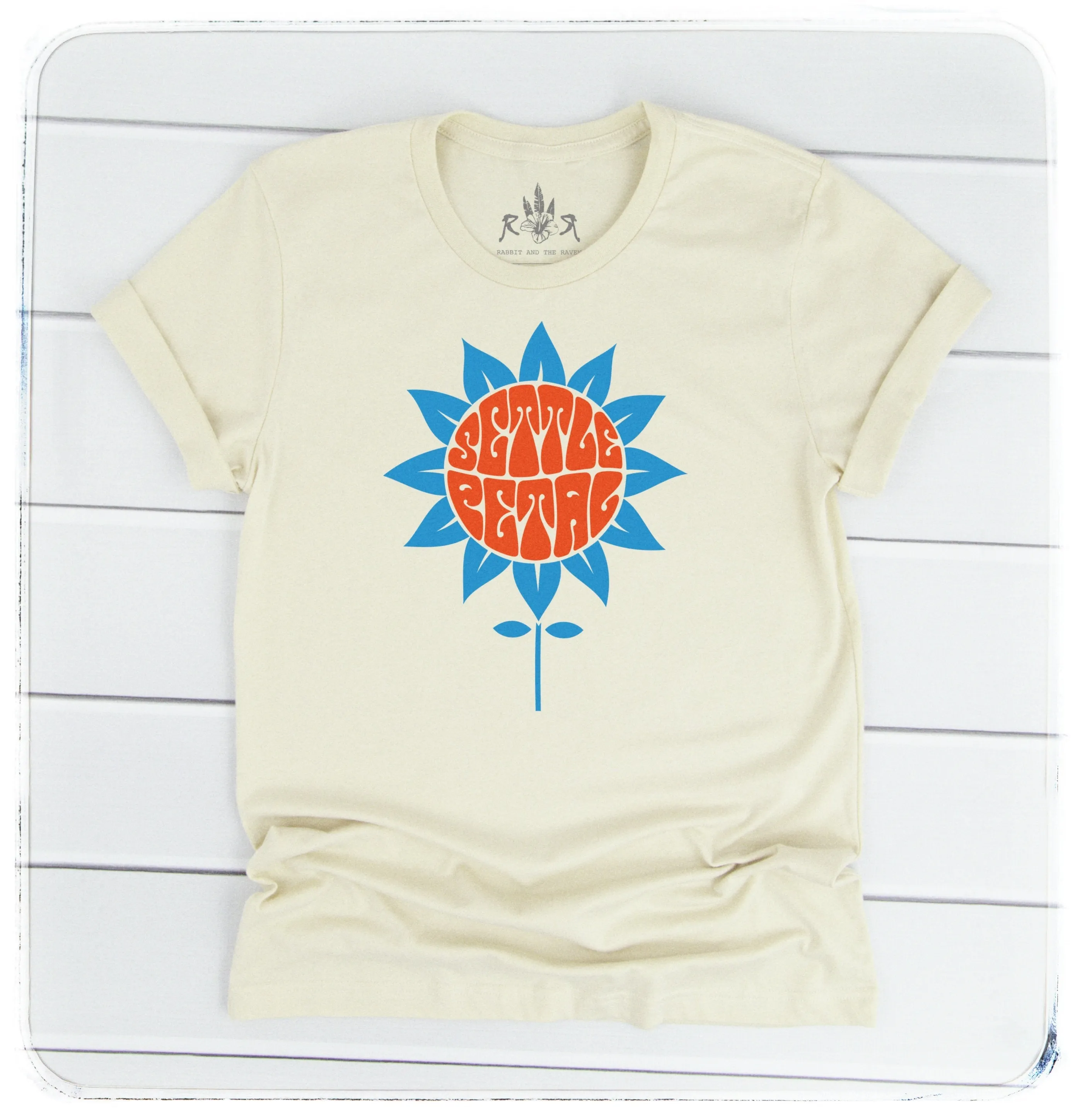 Settle Petal Tee - Soft Cream