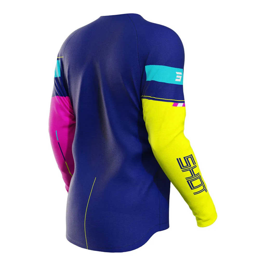 Shot - 2024 Kids Raw Indy Blue MX Combo