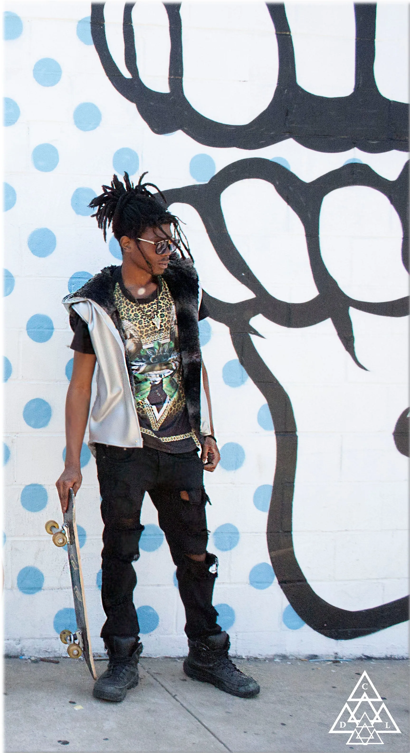 Silver F1 Hooded Vest