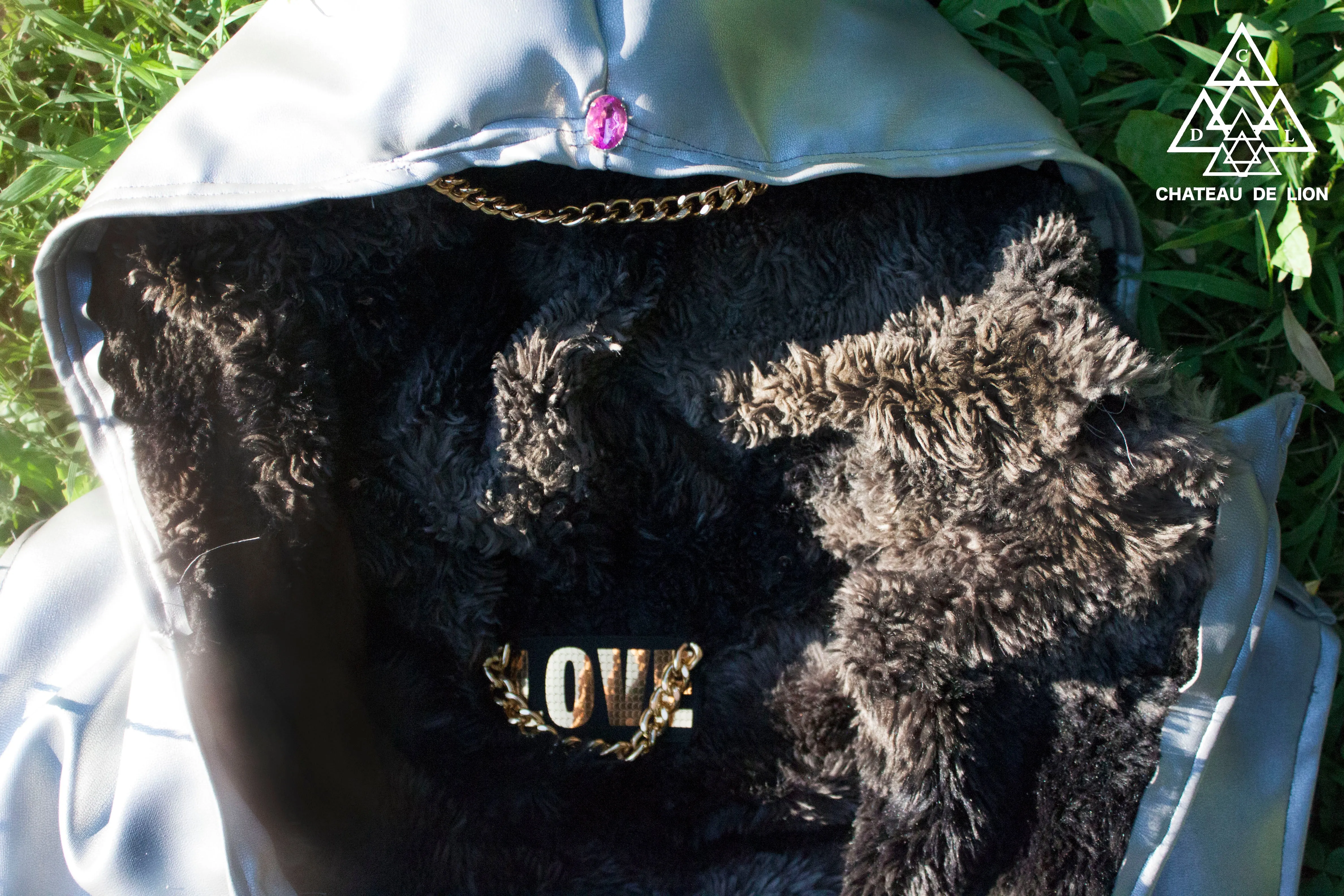 Silver F1 Hooded Vest