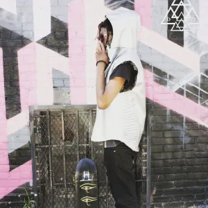 Silver F1 Hooded Vest