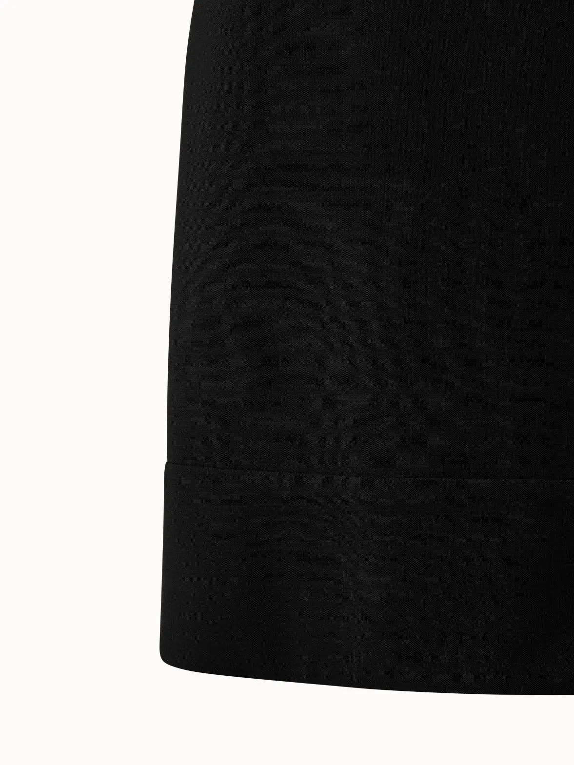 Sleeveless Double-Face Round Neck Sheath Dress