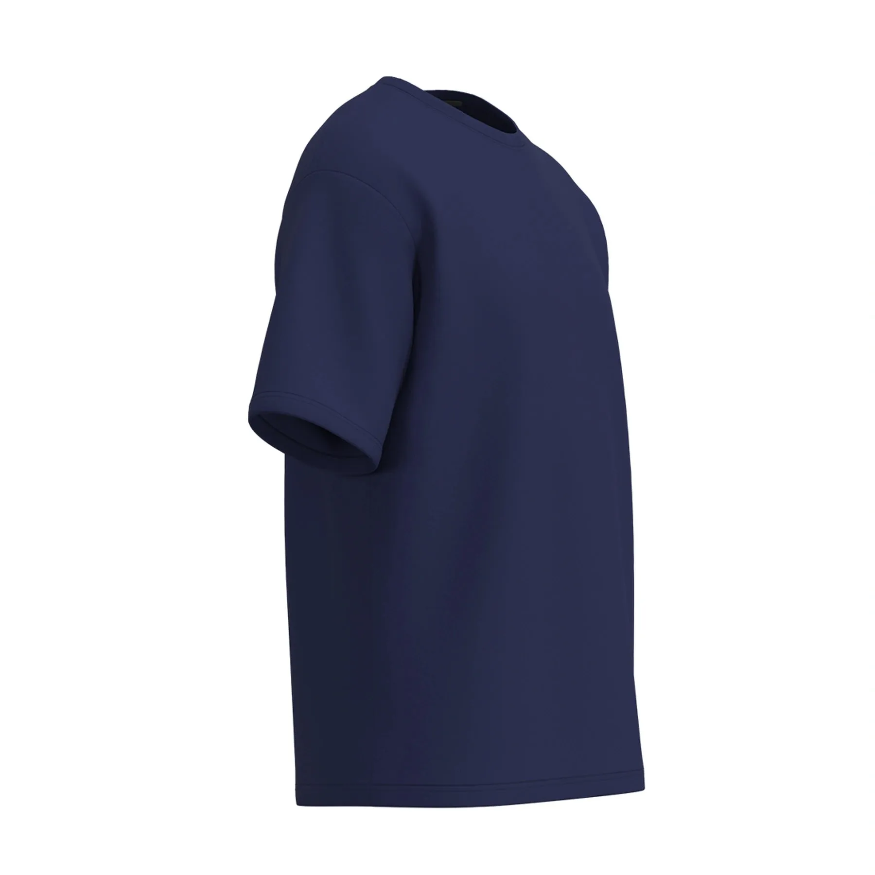 Soft Cotton Oversized T-Shirt, Navy