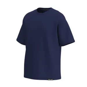 Soft Cotton Oversized T-Shirt, Navy