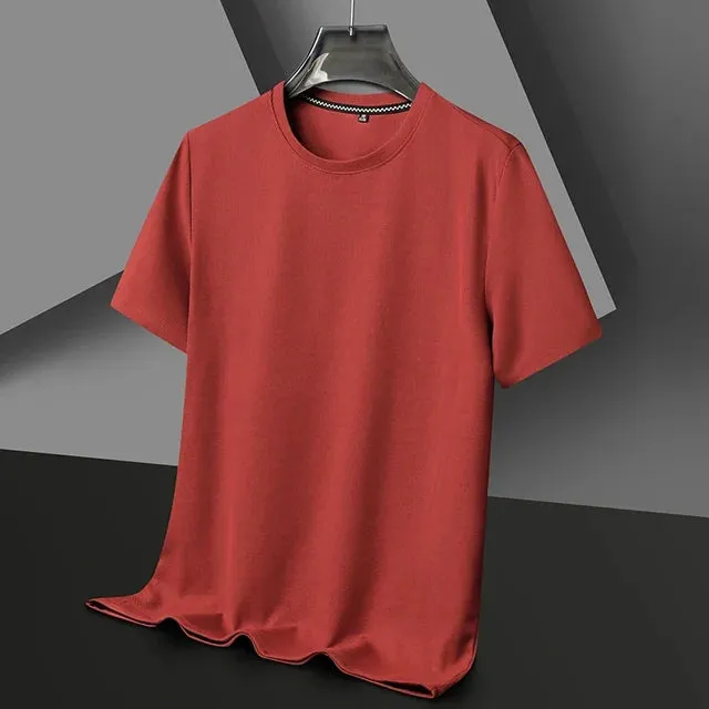 SommerLuxe Herren Sommer Waffel-T-Shirt mit Rundhals und Kurzen Ärmeln