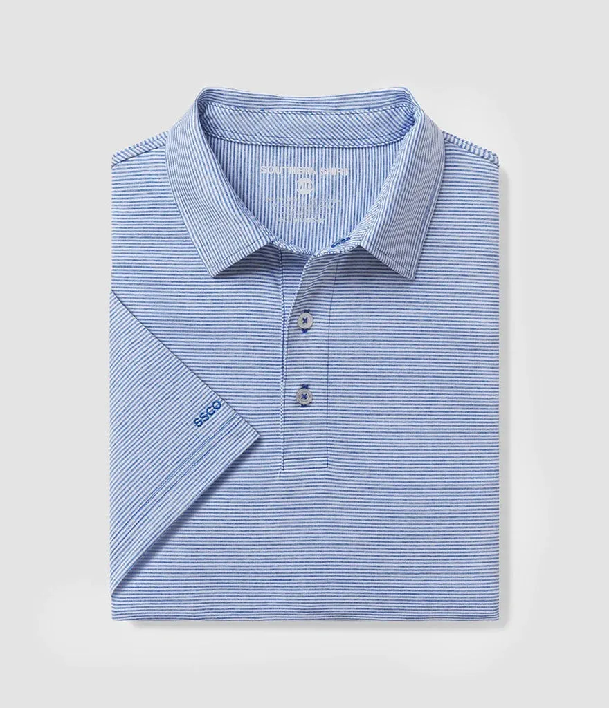 SOUTHERN SHIRT CO. HEATHER MADISON STRIPE POLO