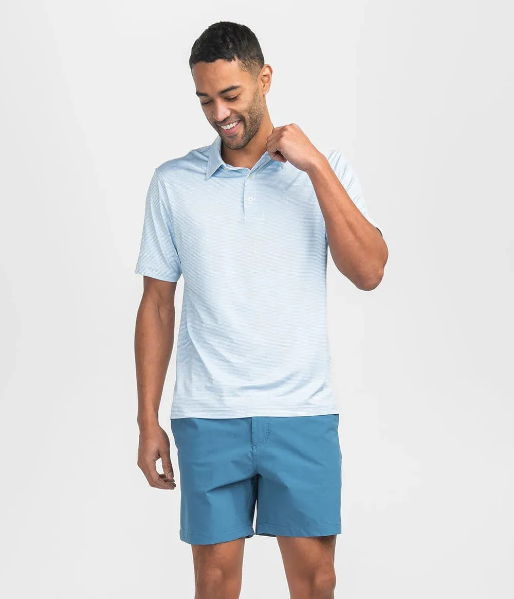 SOUTHERN SHIRT CO. HEATHER MADISON STRIPE POLO
