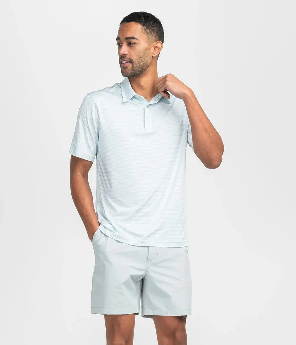 SOUTHERN SHIRT CO. HEATHER MADISON STRIPE POLO