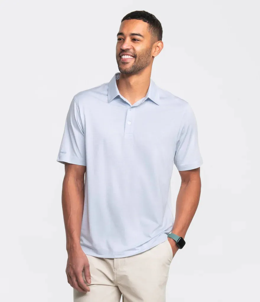 SOUTHERN SHIRT CO. HEATHER MADISON STRIPE POLO