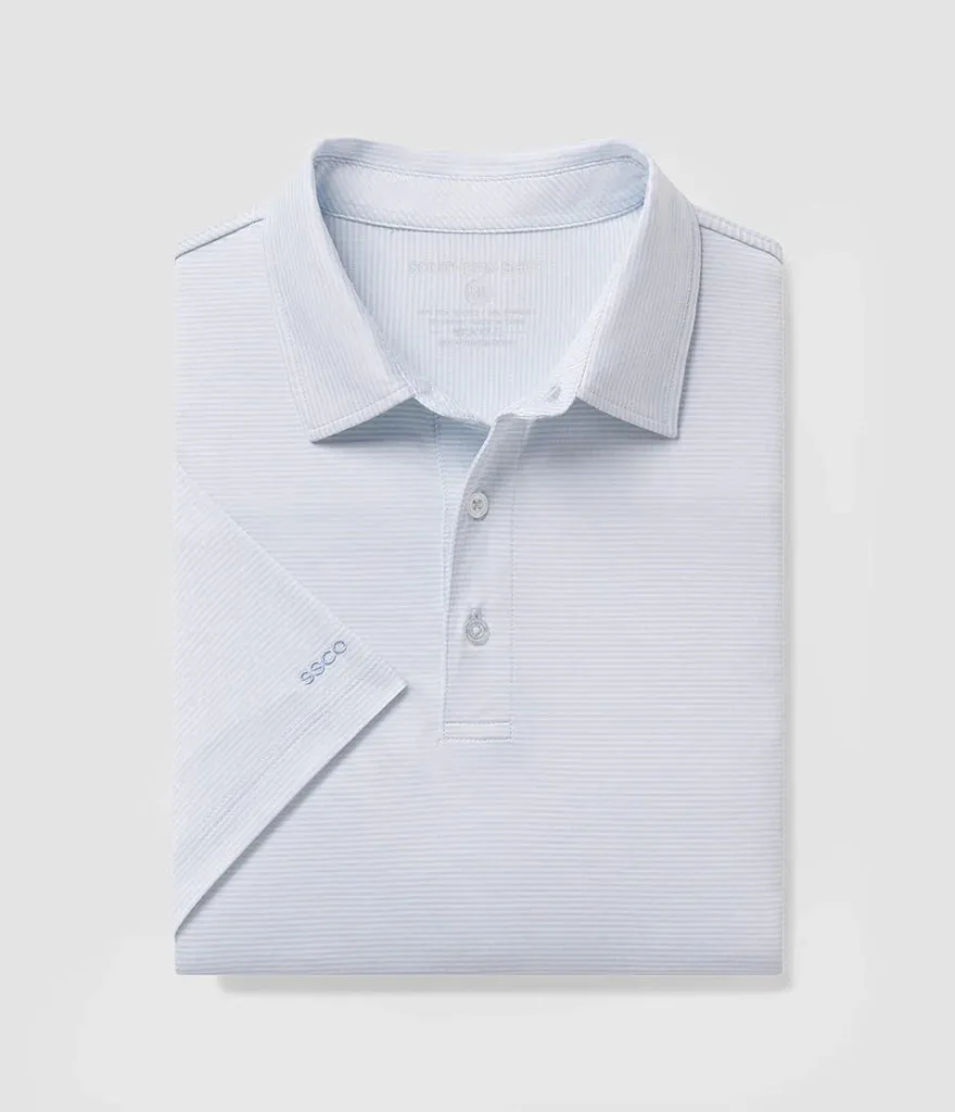 SOUTHERN SHIRT CO. HEATHER MADISON STRIPE POLO