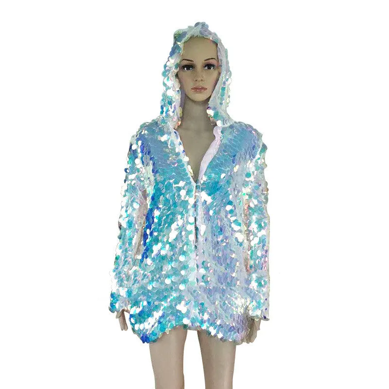 Sparkle Glow' LED Sequined Jacket