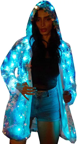 Sparkle Glow' LED Sequined Jacket
