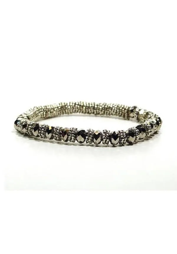 Sparkling Bead Stretch Bracelet