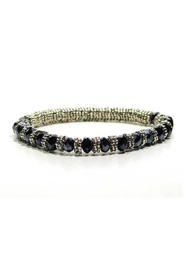 Sparkling Bead Stretch Bracelet