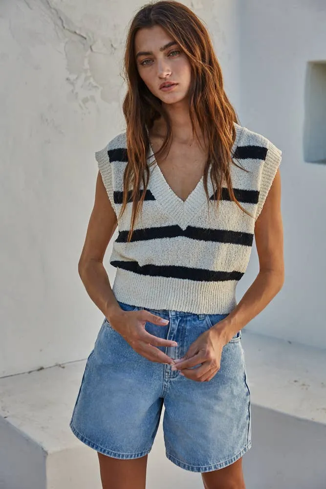 Stevie Knit Sweater Vest