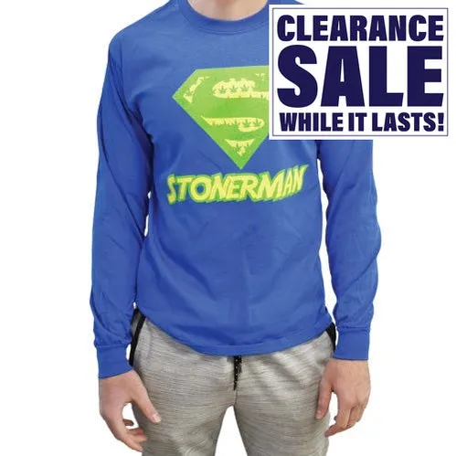 Stonerman Long Sleeve T Shirt - Various Sizes  - (1 Count or 3 Count)