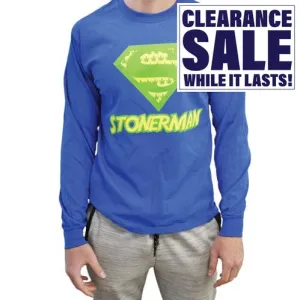 Stonerman Long Sleeve T Shirt - Various Sizes  - (1 Count or 3 Count)