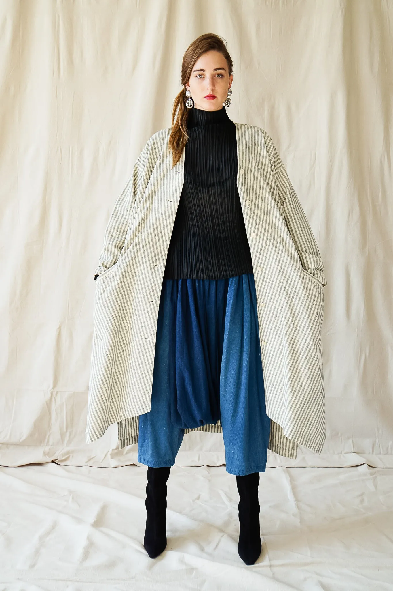 Striped Duster Jacket