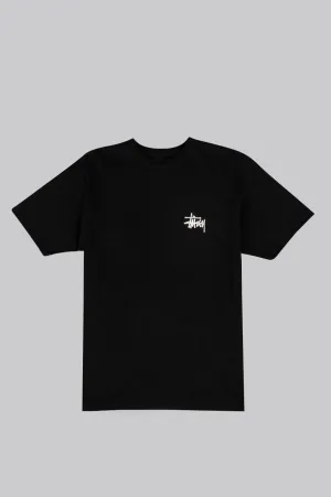 STUSSY BASIC STUSSY TEE BLACK