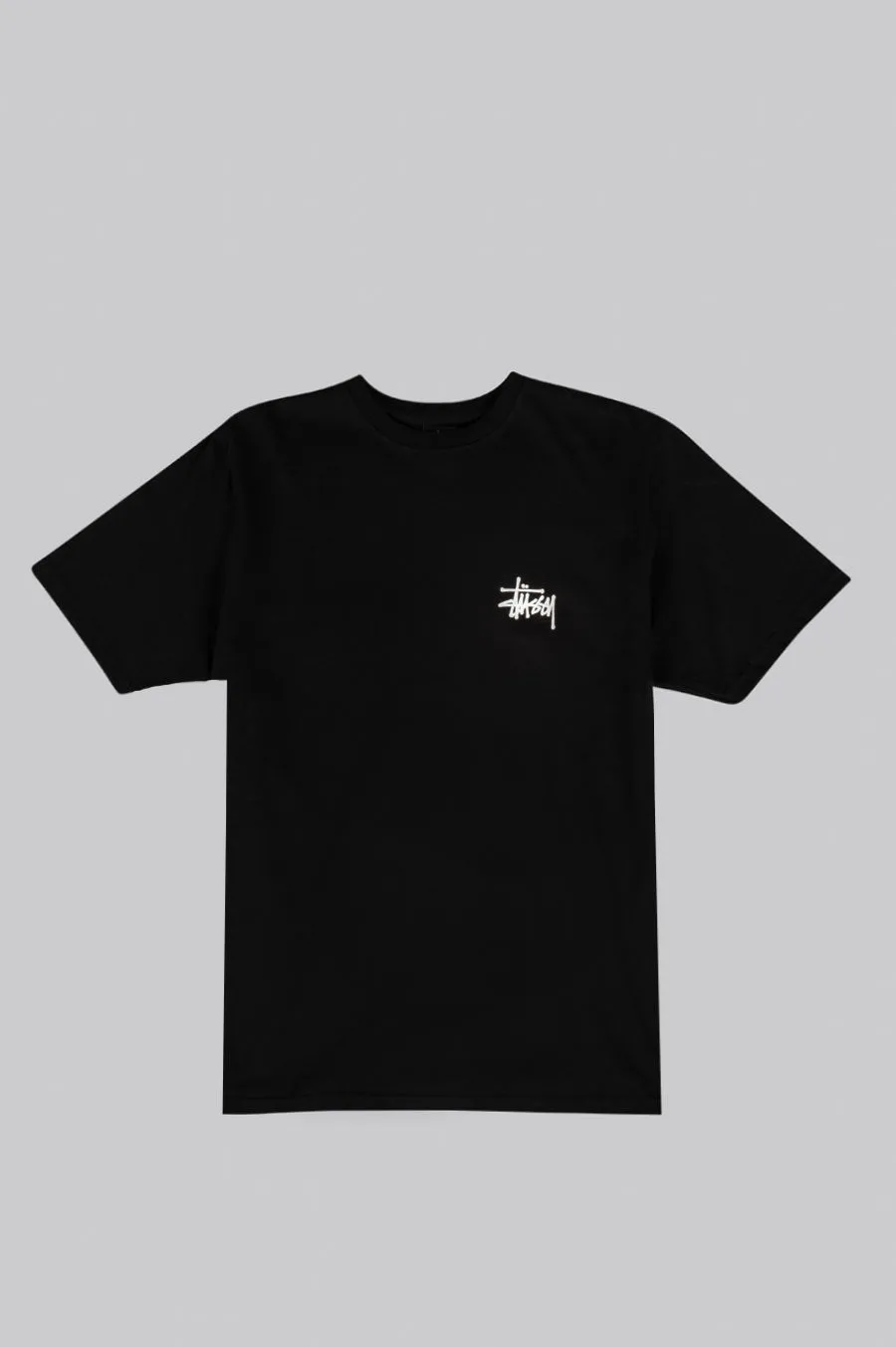 STUSSY BASIC STUSSY TEE BLACK