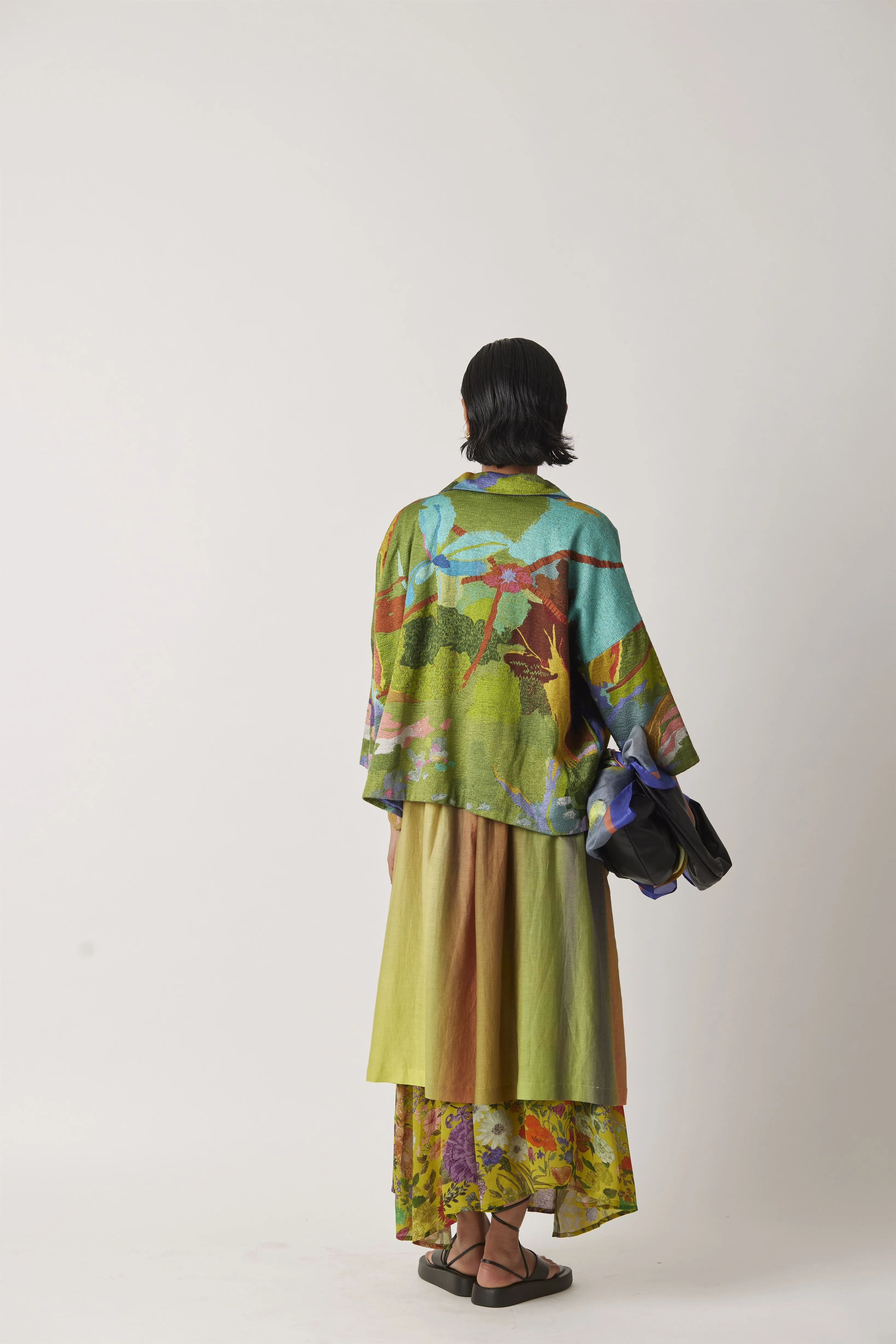 Summer Jacket Silk Barten Signature Emboridery-Unwilted-Fashion Edit-Yc14Jkt-109 Yc14Npot -03-Yavi
