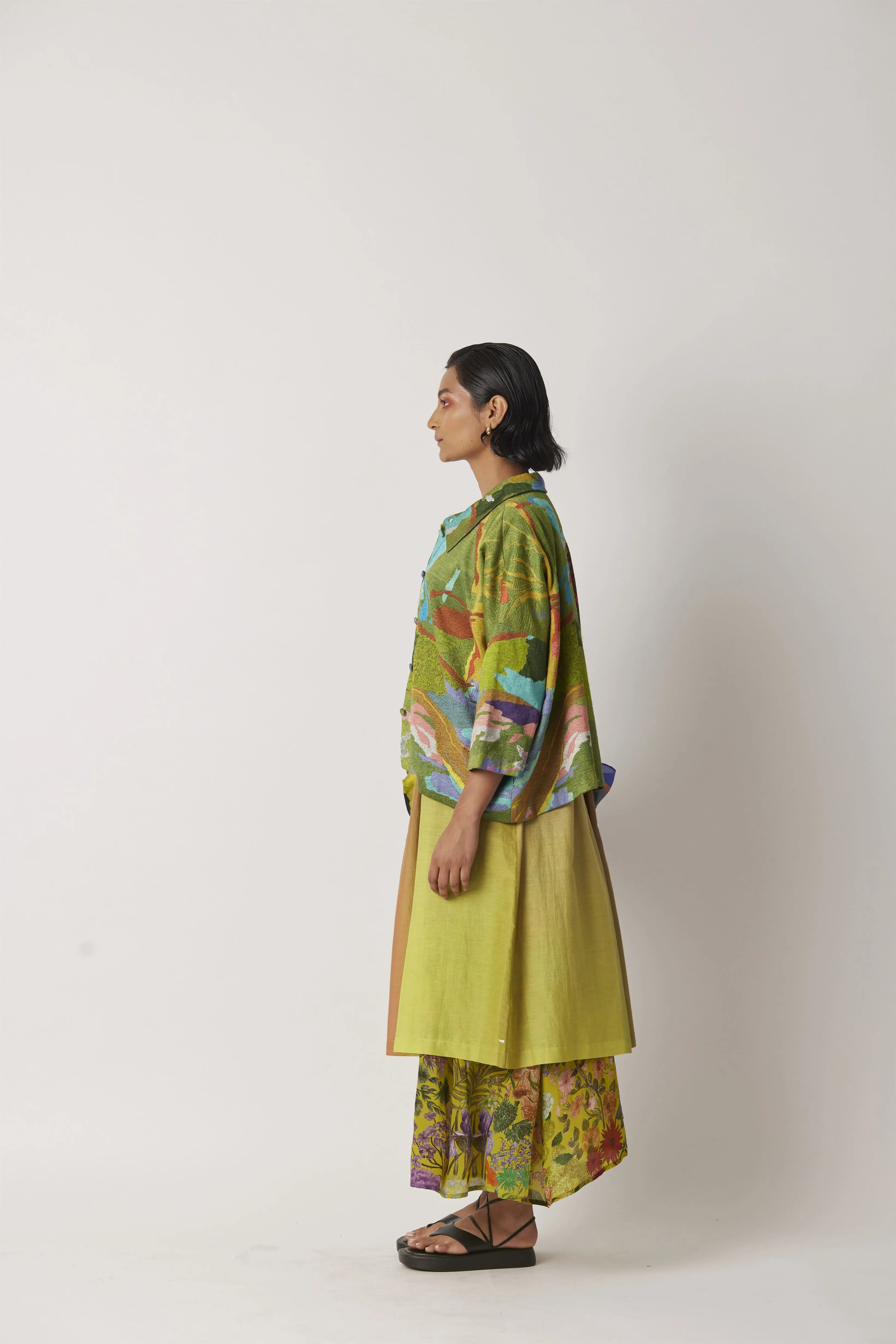 Summer Jacket Silk Barten Signature Emboridery-Unwilted-Fashion Edit-Yc14Jkt-109 Yc14Npot -03-Yavi