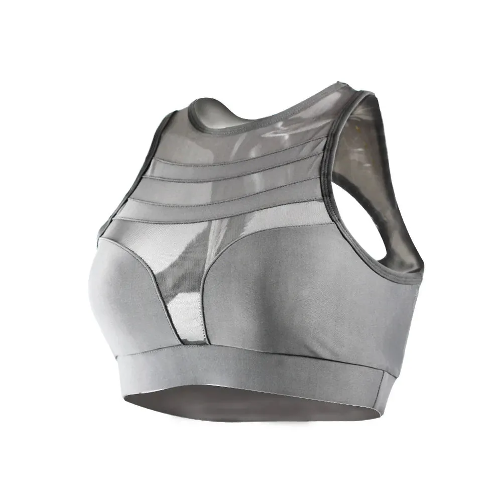 Summer Women’s Mesh Sports Bra – Breathable Fitness Vest