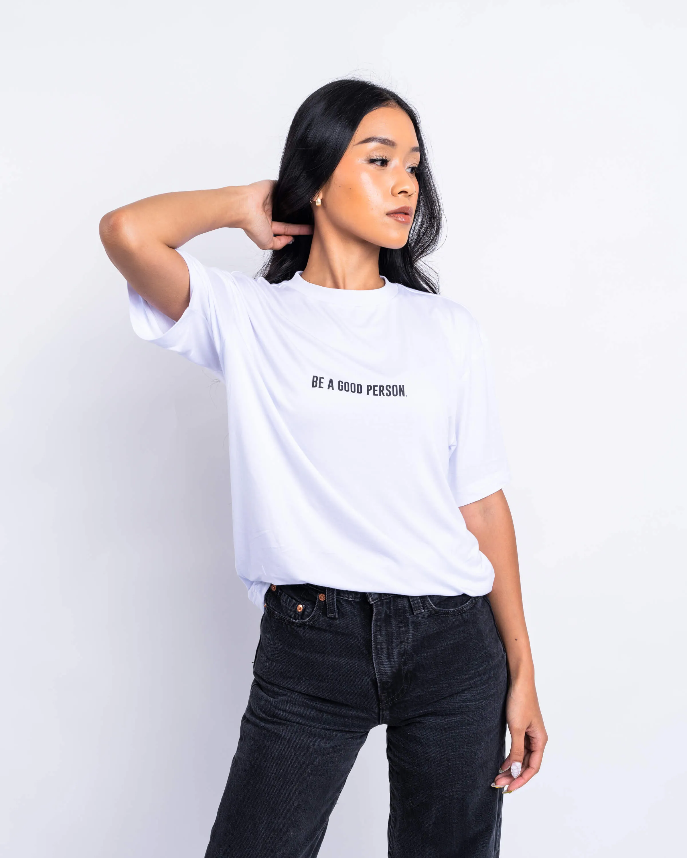 Super Soft Tee - White/Black