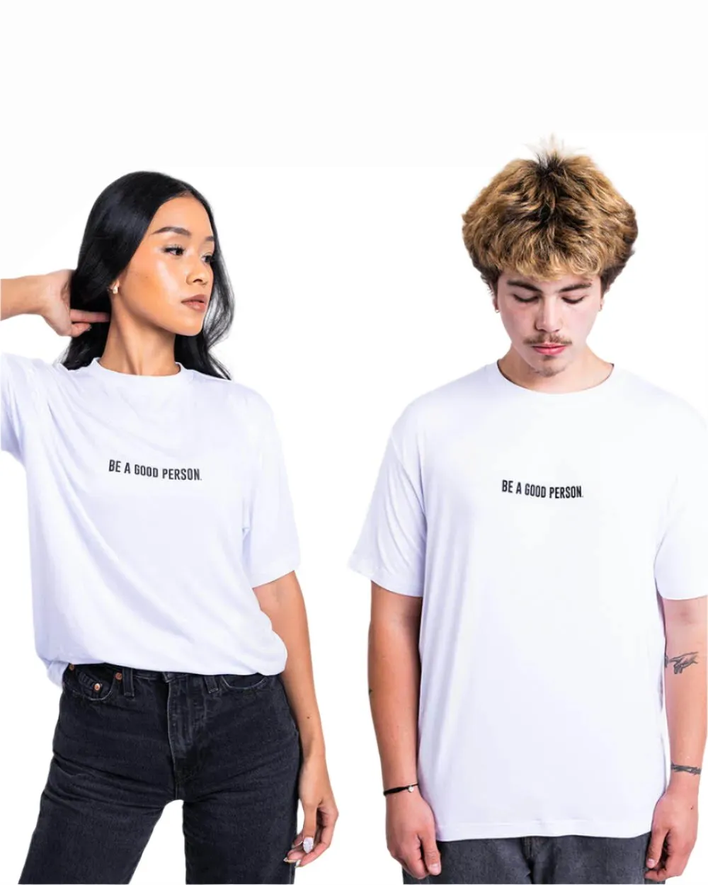Super Soft Tee - White/Black
