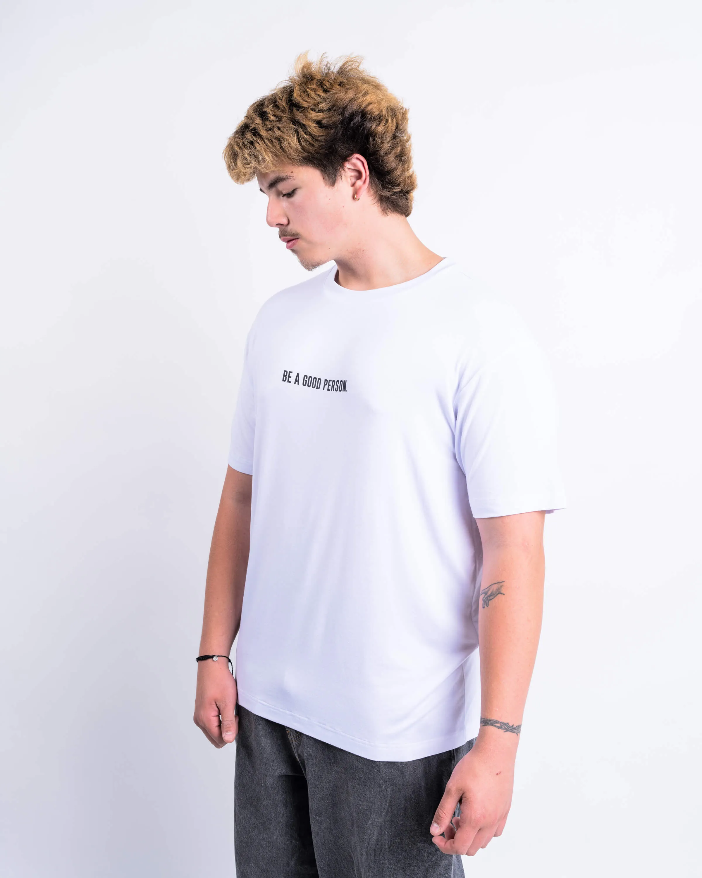 Super Soft Tee - White/Black