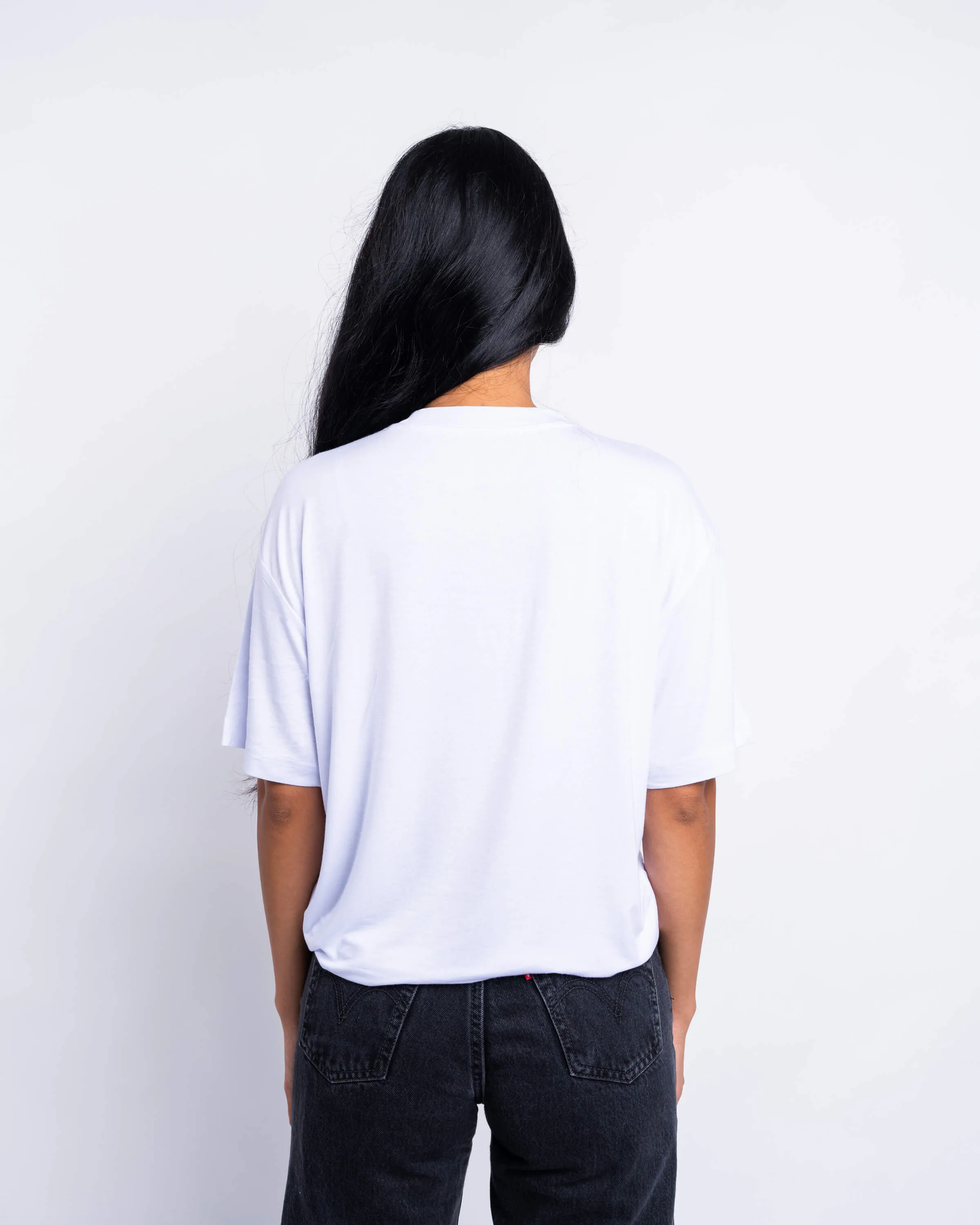 Super Soft Tee - White/Black