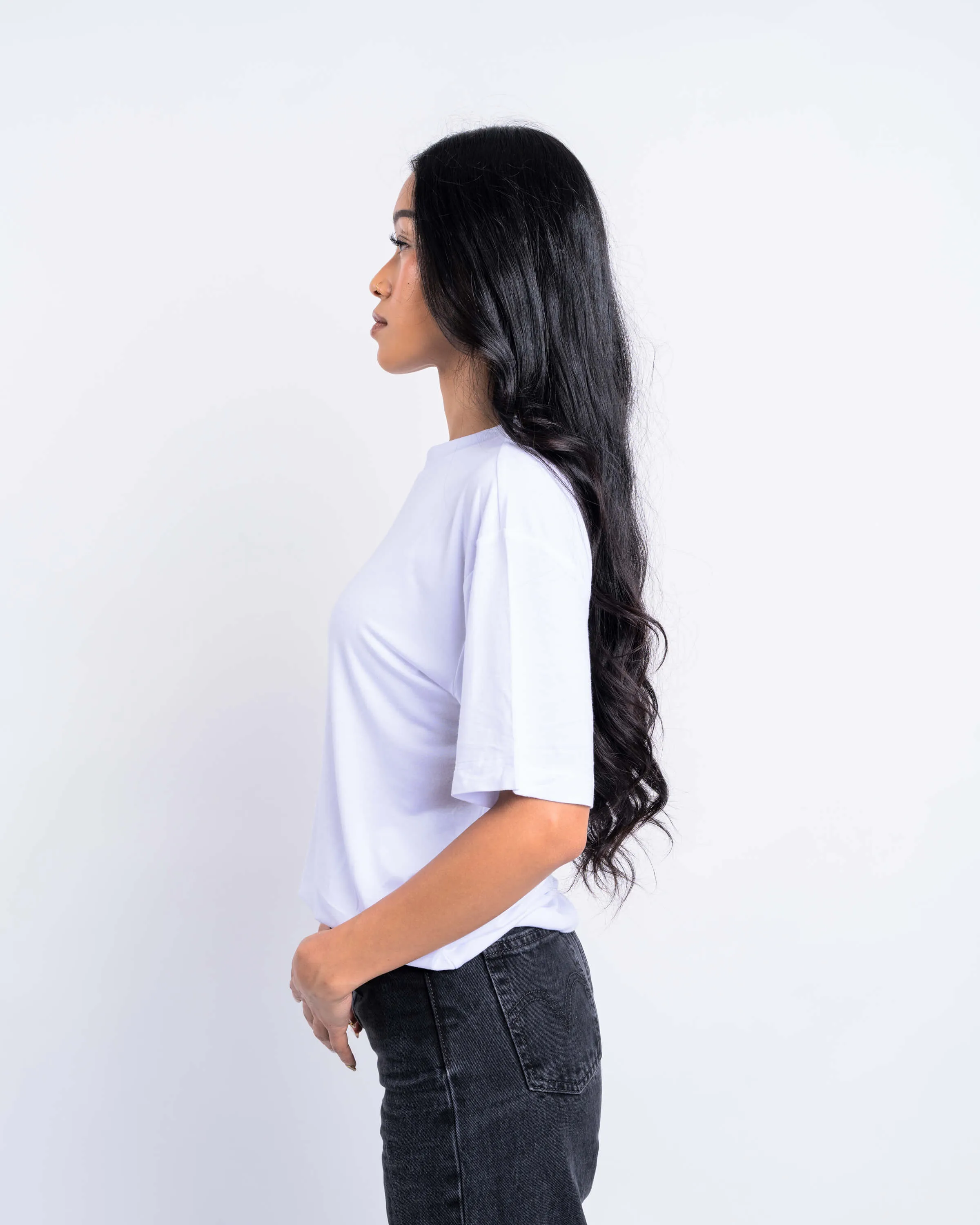 Super Soft Tee - White/Black