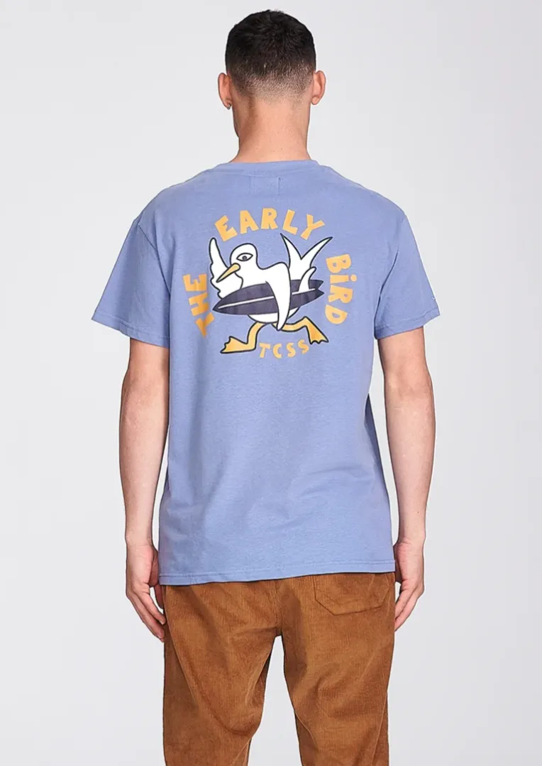 The Critical Slide Society EARLY BIRD TEE BLUE