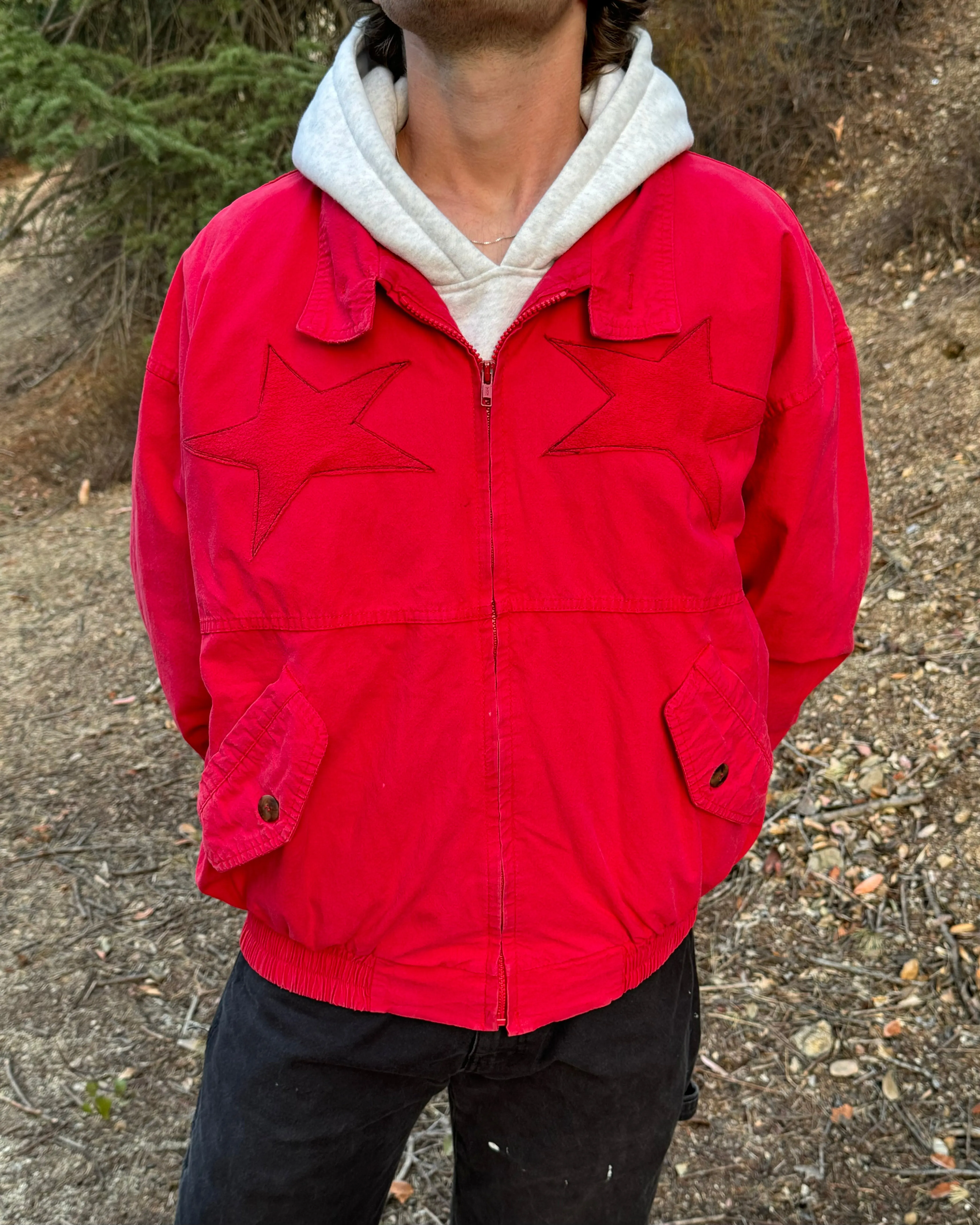 The Lonely Star Jacket - Red