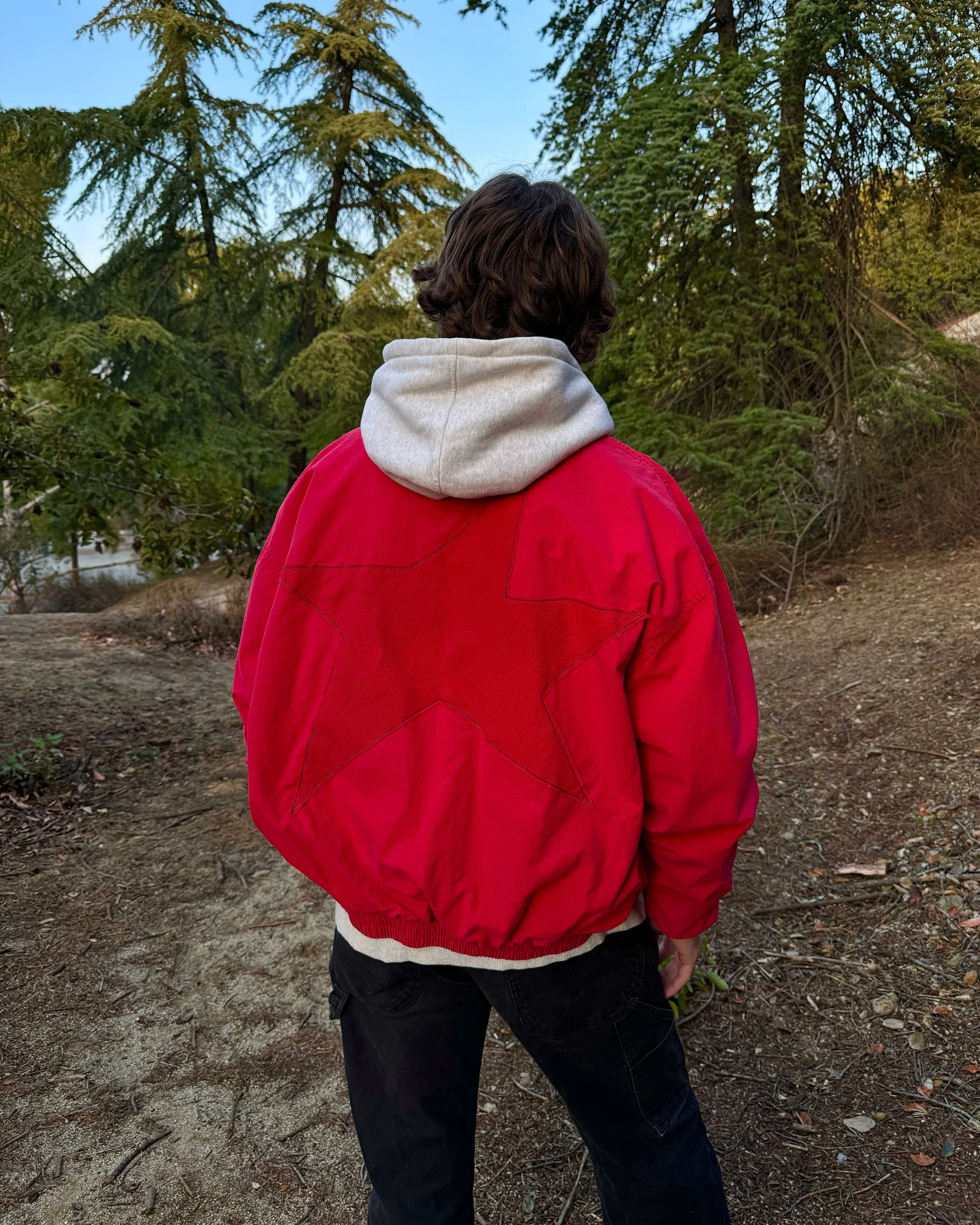 The Lonely Star Jacket - Red