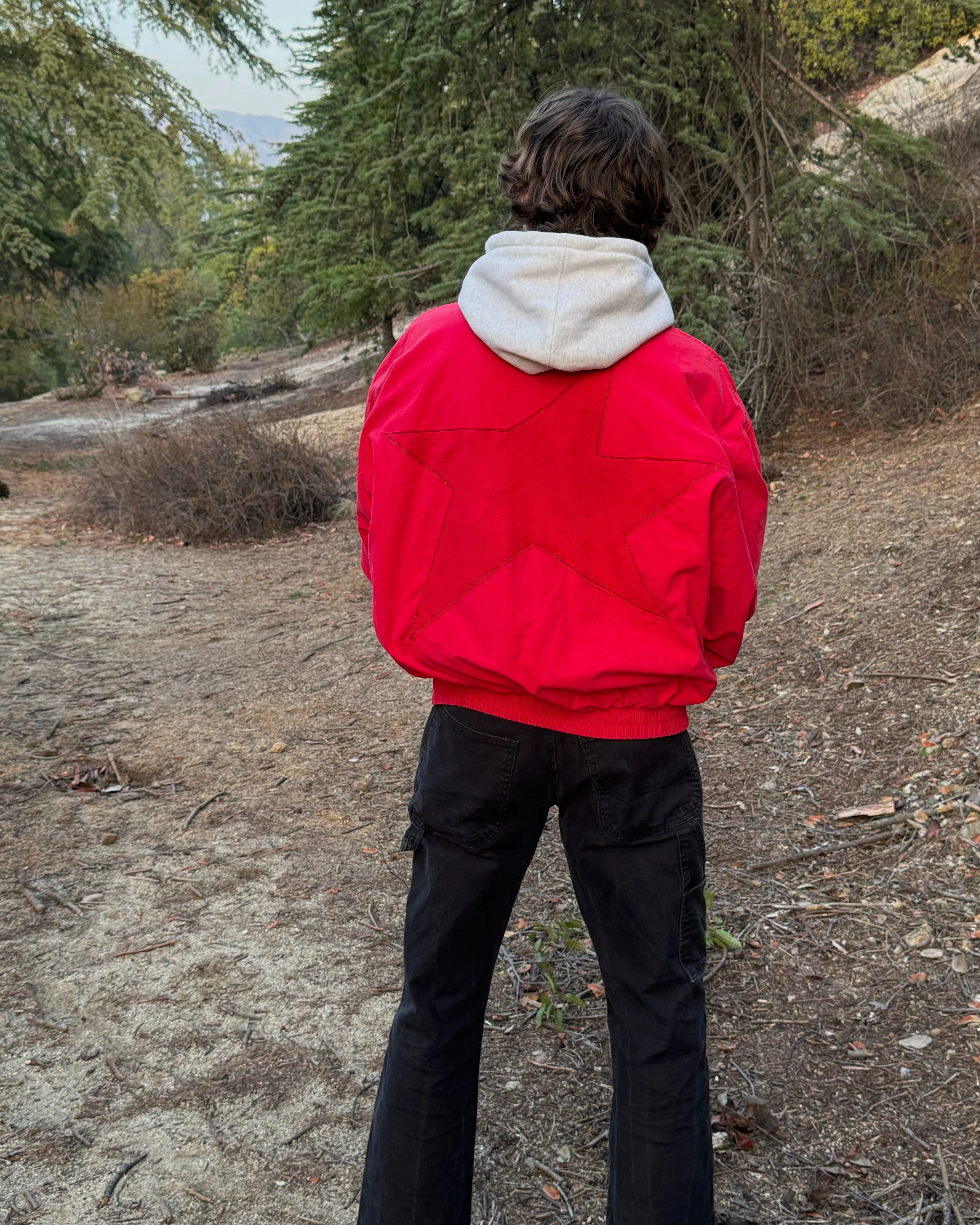 The Lonely Star Jacket - Red