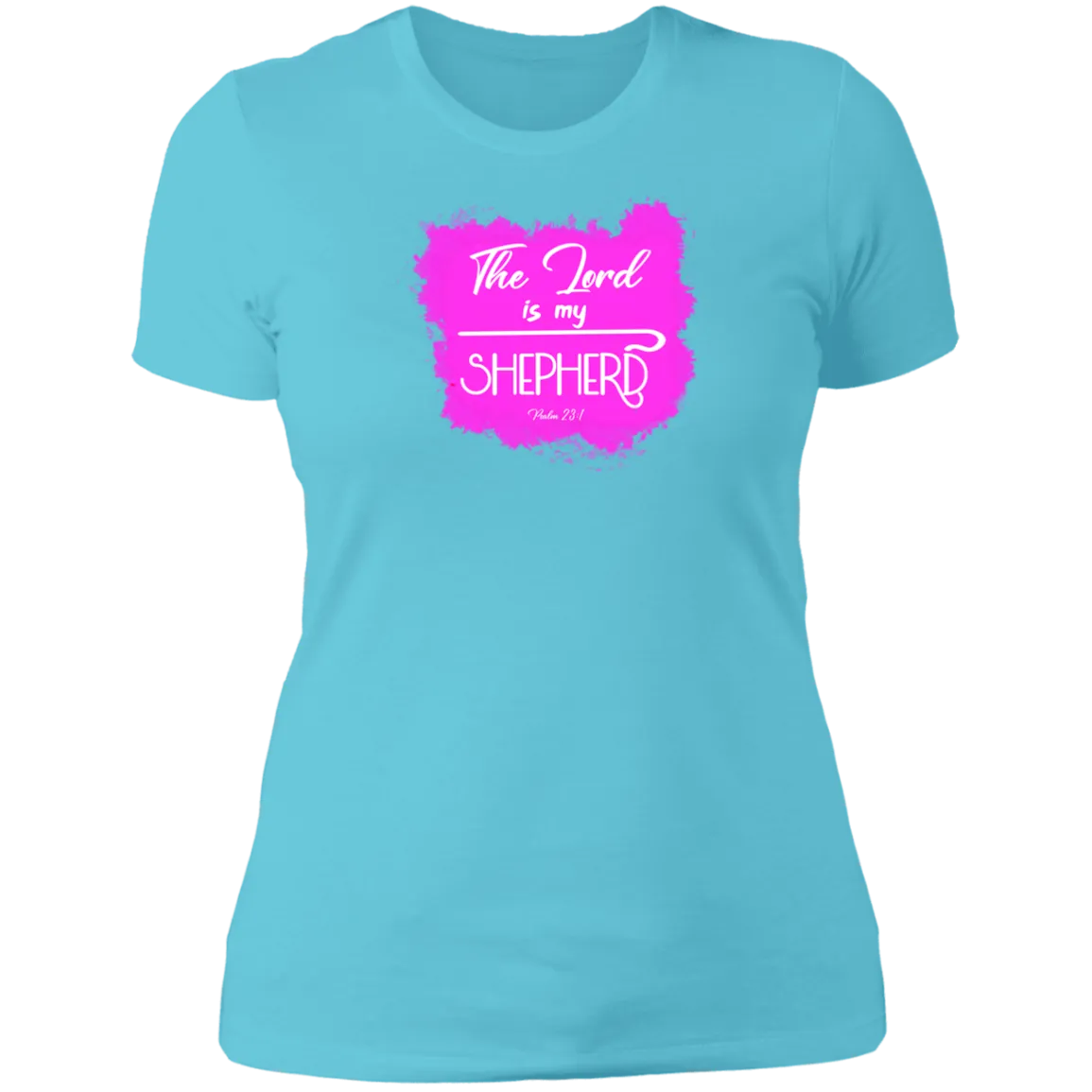 The Lord is My Shepherd Ladies Boyfriend Tee