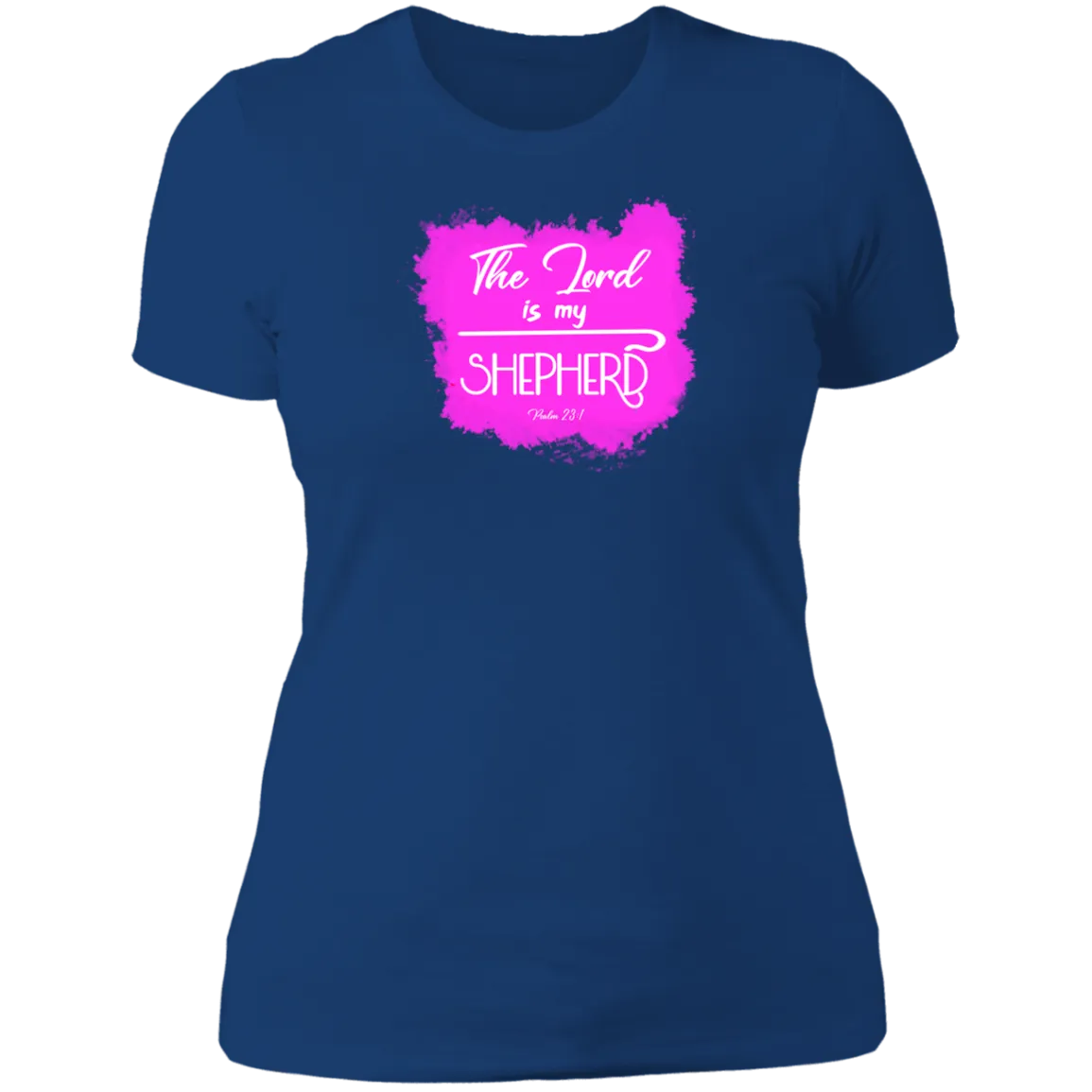 The Lord is My Shepherd Ladies Boyfriend Tee