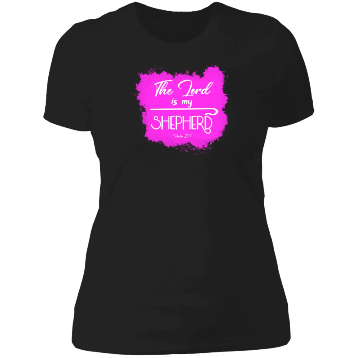 The Lord is My Shepherd Ladies Boyfriend Tee