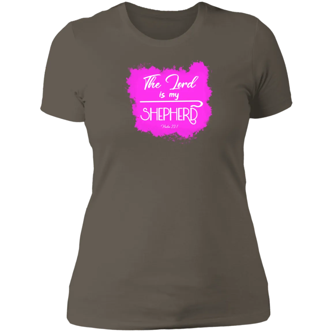 The Lord is My Shepherd Ladies Boyfriend Tee