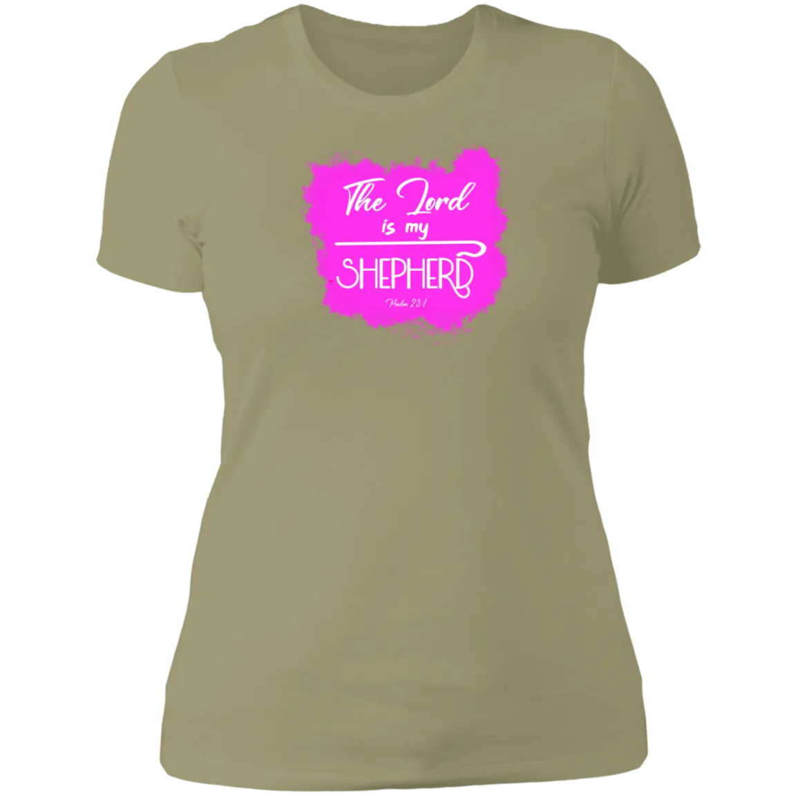 The Lord is My Shepherd Ladies Boyfriend Tee