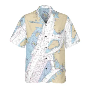 The New York Harbor Coconut Button Camp Shirt