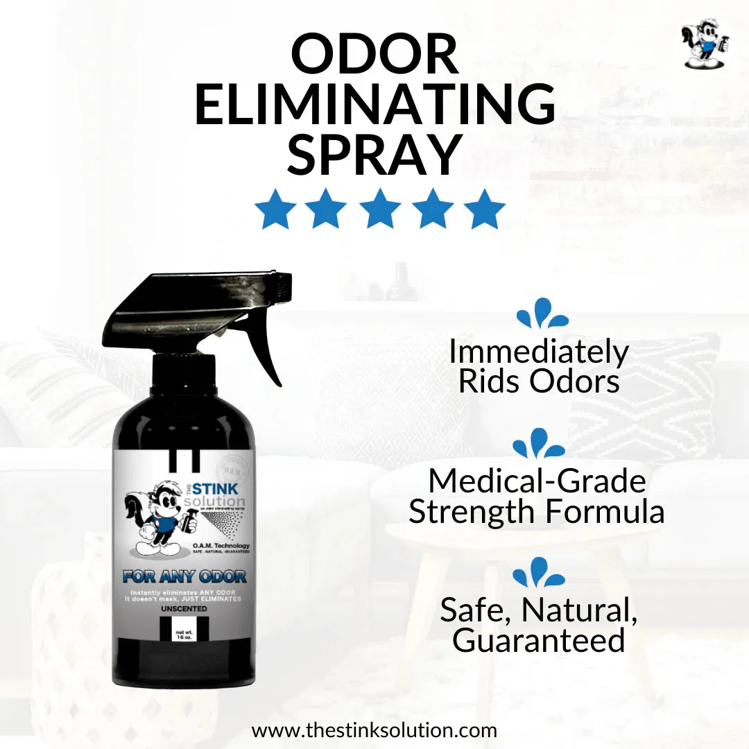 Three Pack - Two Odorless Outdoorsman Odor Eliminating Sprays   One Spray of Choice 16 oz