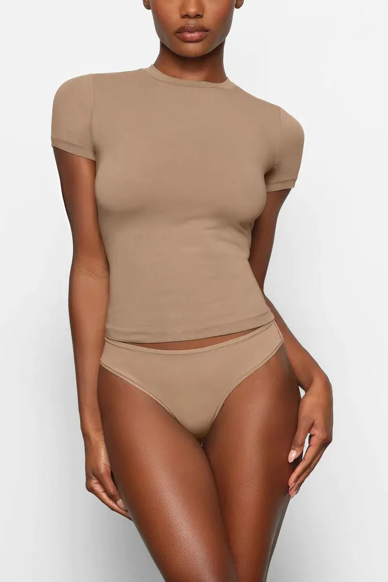TL0400 Round Neck Stretch Tee