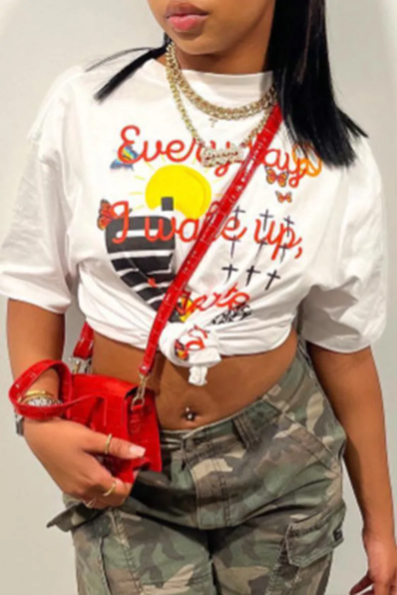 TM0174 Graphic Casual Tee Shirt