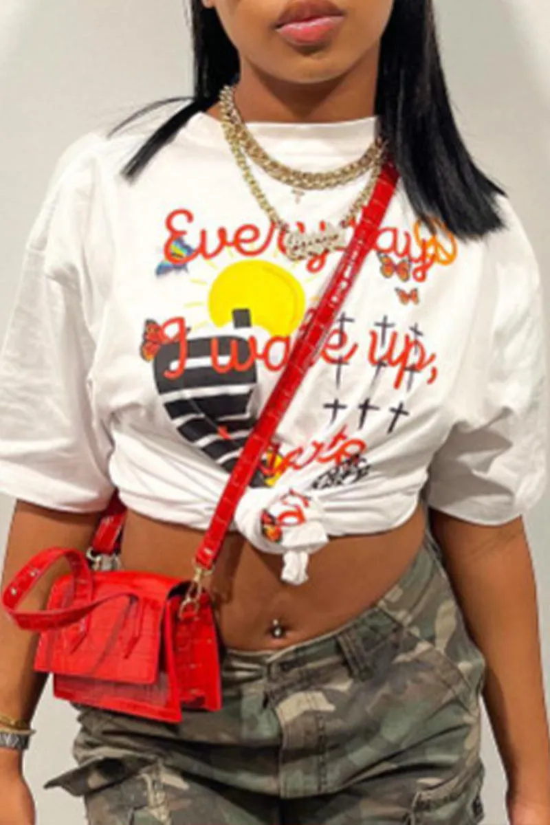 TM0174 Graphic Casual Tee Shirt